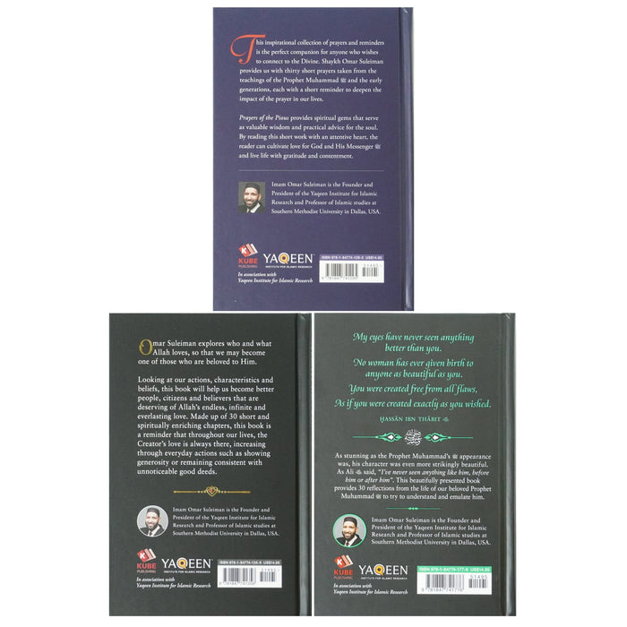 Omar Suleiman 3 Books Collection Set - Non Fiction - Hardback Non-Fiction Kube Publishing