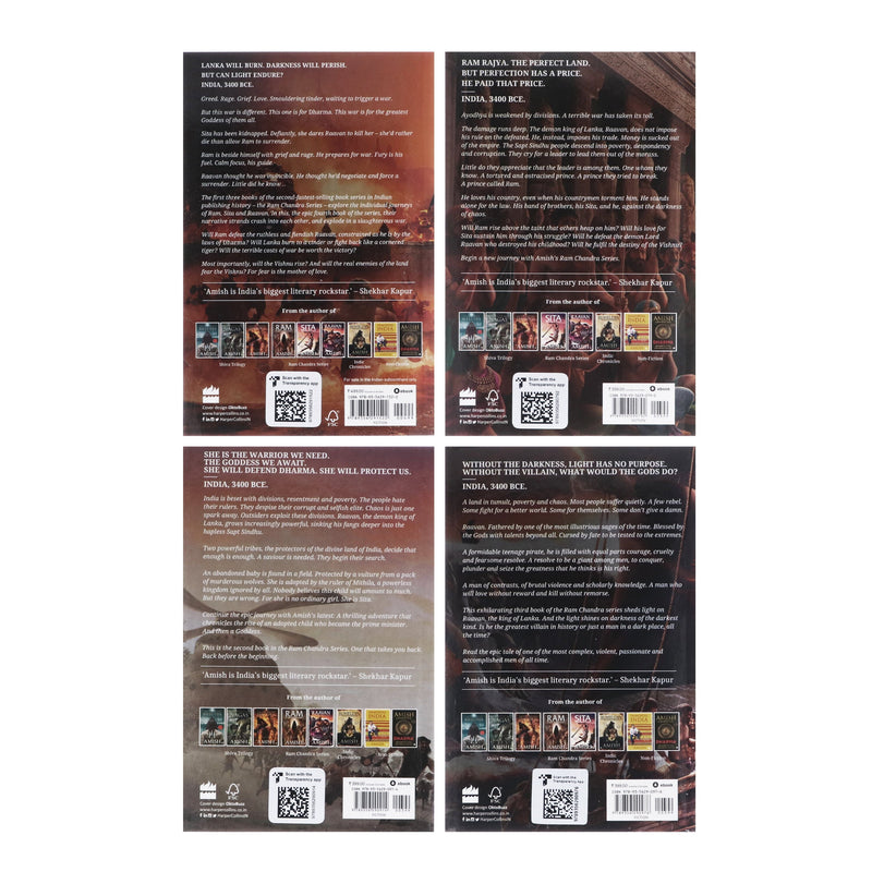 The Ram Chandra Series by Amish Tripathi 4 Books Collection - Fiction - Paperback Fiction HarperCollins Publishers