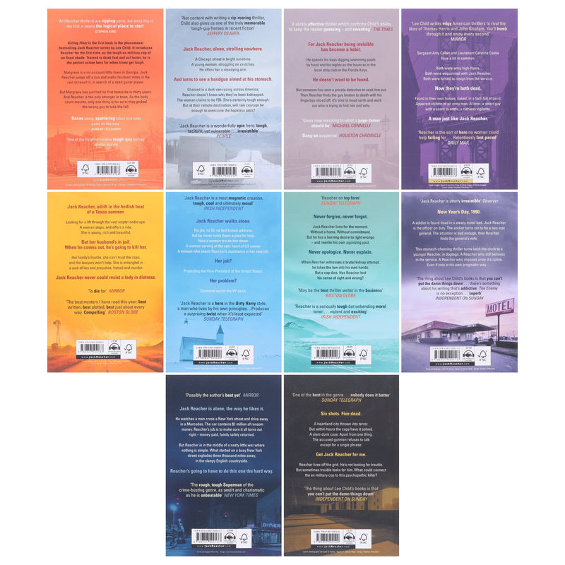 Jack Reacher by Lee Child (Books 1-10): 10 Books Collection Set - Fiction - Paperback Fiction Penguin