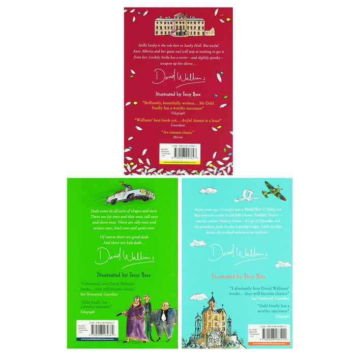 The World of David Walliams: Fun-Tastic Families 3 Books Box Set - Age 7-11 - Paperback 7-9 HarperCollins Publishers