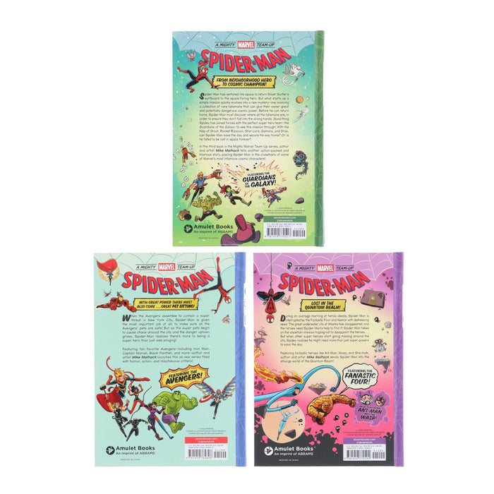 Spider-Man: A Mighty Marvel Team-Up By Mike Maihack 3 Books Collection Box Set - Ages 6-9 - Hardback Graphic Novels Abrams