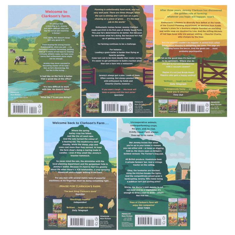 Diddly Squat Series By Jeremy Clarkson: 5 Books Collection Set - Fiction - Paperback Fiction Penguin Random House