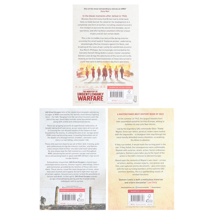 Damien Lewis’s World War II Collection 3 Books Set - Non Fiction - Paperback Non-Fiction Hachette