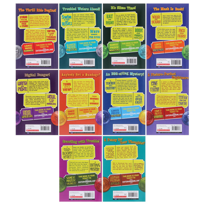 Goosebumps HorrorLand 10 Books Collection by R. L. Stine - Ages 9-14 - Paperback 9-14 Scholastic