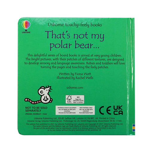 Damaged - That's Not My Polar Bear... Book - Ages 0-5 - Board Book 0-5 Usborne Publishing Ltd