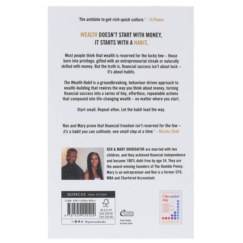 The Wealth Habit: Small Changes That Will Make You Rich by Ken & Mary Okoroafor - Non Fiction - Paperback Non-Fiction Quercus Publishing