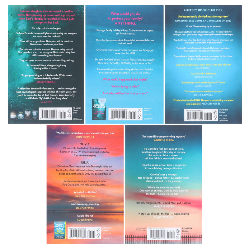 Gillian McAllister Collection 5 Books Set - Fiction - Paperback Fiction Penguin Random House