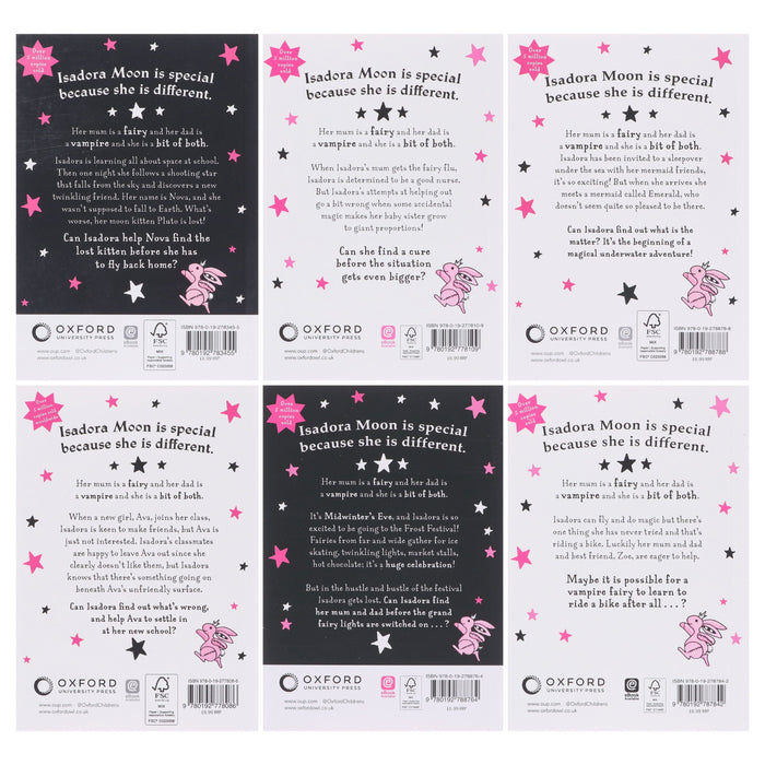 Isadora Moon Series By Harriet Muncaster: illustrated 6 Books Collection Set - Ages 5+ - Paperback 5-7 Oxford University Press
