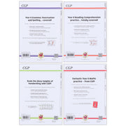 CGP KS2 (Year 6) Targeted Question and Practice Bundle 4 Books Collection Set - Ages 10-11 - Paperback 9-14 Coordination Group Publications Ltd (CGP)