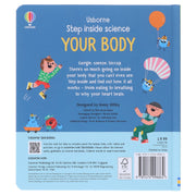 Step Inside Science: Your Body by Lara Bryan - Ages 5+ - Board Book 5-7 Usborne Publishing Ltd
