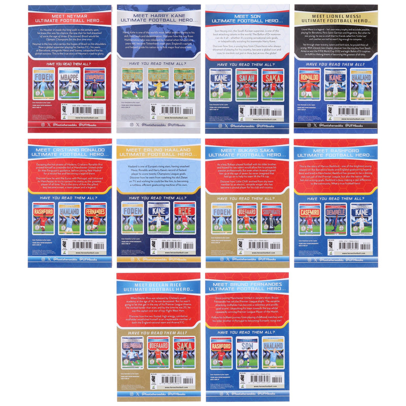 Ultimate Football Heroes Series 1 Collection 10 Books Set By Matt Oldfield, Tom Oldfield - Ages 7+ - Paperback 7-9 Bonnier Books Ltd