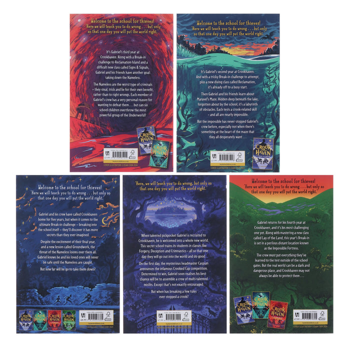 Crookhaven Series By J.J. Arcanjo 5 Books Collection Set - Ages 9+ - Paperback 9-14 Hachette UK