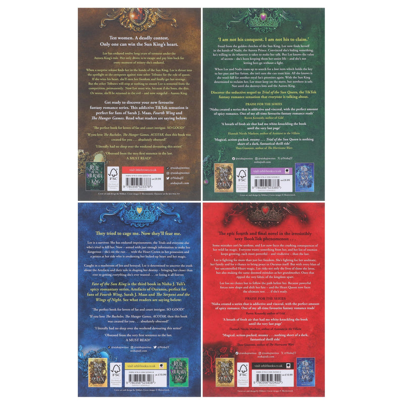 Artefacts of Ouranos Series by Nisha J. Tuli 4 Books Collection Set - Fiction - Paperback Fiction Hachette