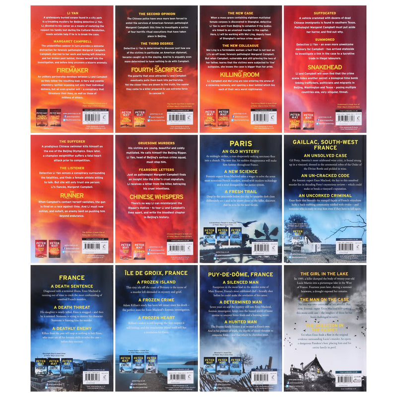 The Enzo Files & China Thrillers Series by Peter May 12 Books Collection Set - Fiction - Paperback Fiction Hachette