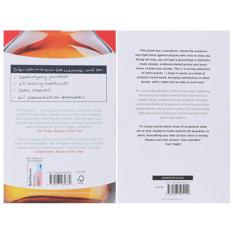Ben Goldacre Collection 2 Books Set - Non Fiction - Paperback Non-Fiction HarperCollins Publishers