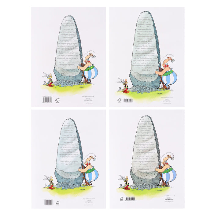 Asterix Omnibus 11-13 (Book 31-40) Graphic Novels by Goscinny & Uderzo: (3 Books in 1) 4 Books Collection Set - Ages 6-11 - Paperback Graphic Novels Hachette