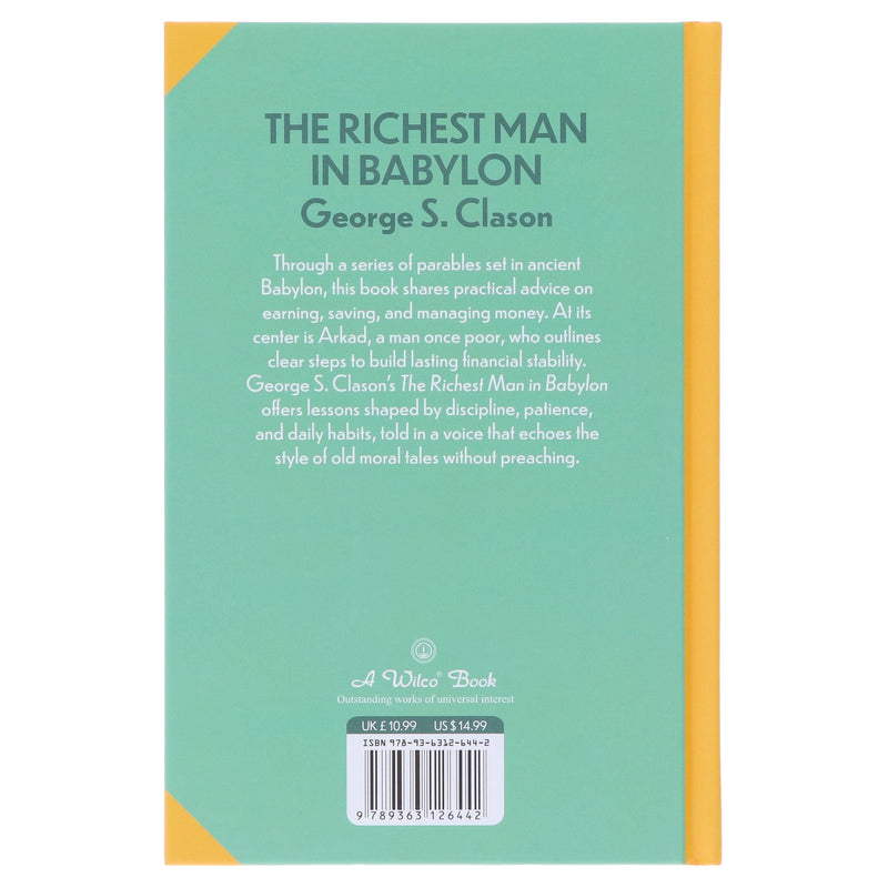 The Richest Man In Babylon by George S. Clason - Fiction - Sprayed Edges Hardback Fiction Wilco Books