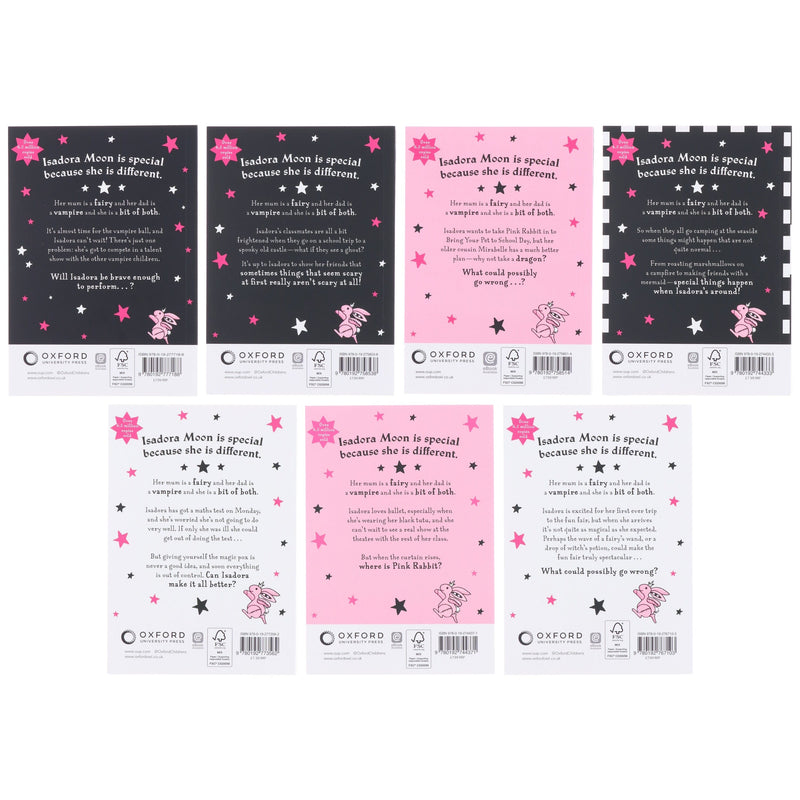 Isadora Moon (Set 1) by Harriet Muncaster 7 Books Collection Set - Ages 7+ - Paperback B2D DEALS Oxford University Press