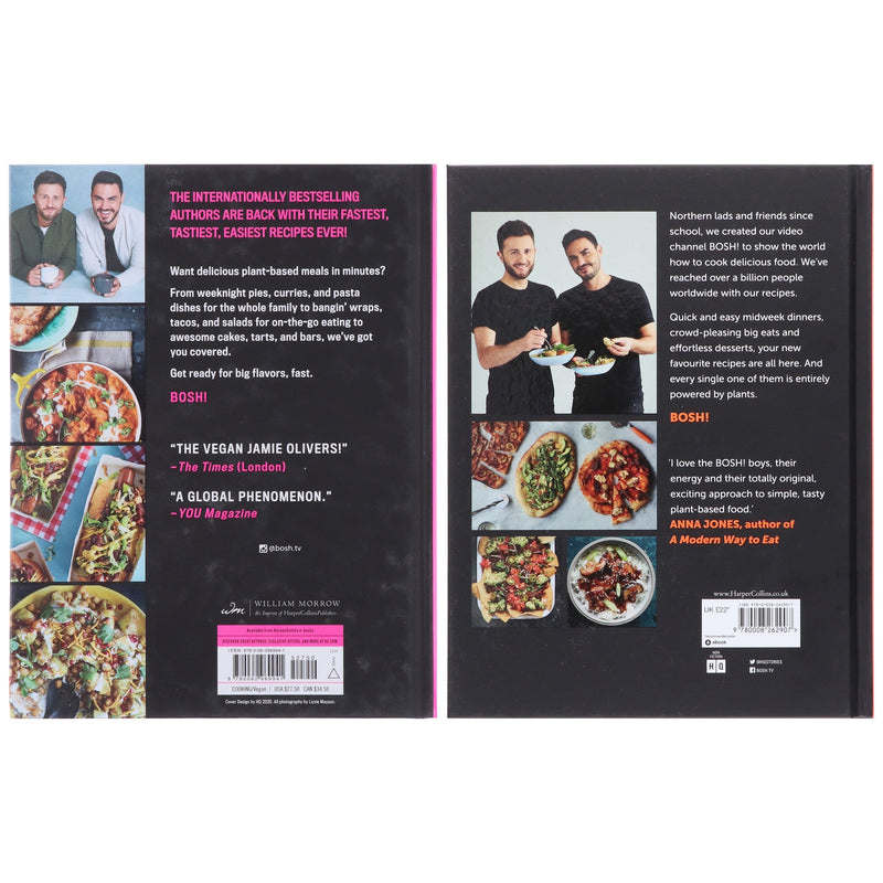 BOSH Simple recipes & Speedy BOSH! By Henry Firth & Ian Theasby 2 Books Collection Set - Hardback Non-Fiction HarperCollins Publishers