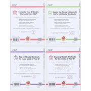 CGP KS2 (Year 3) 10-Minute Weekly Workouts Collection 4 Books Set - Ages 7-11 - Paperback 7-9 Coordination Group Publications Ltd (CGP)