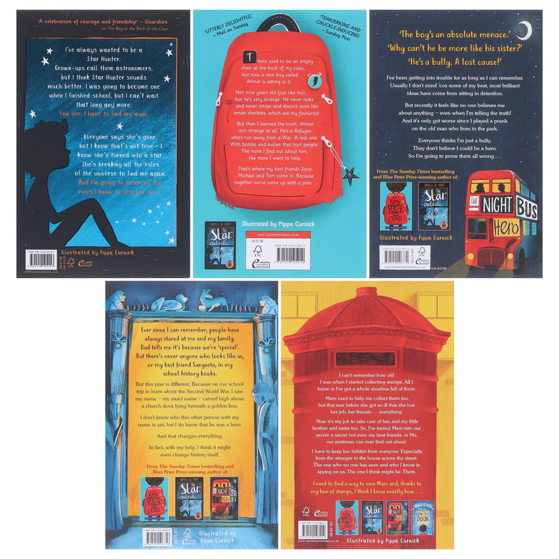 Onjali Q. Rauf Collection 5 Books Set (The Letter with the Golden Stamp and Other Novels) - Ages 8-12 - Paperback 9-14 Hachette