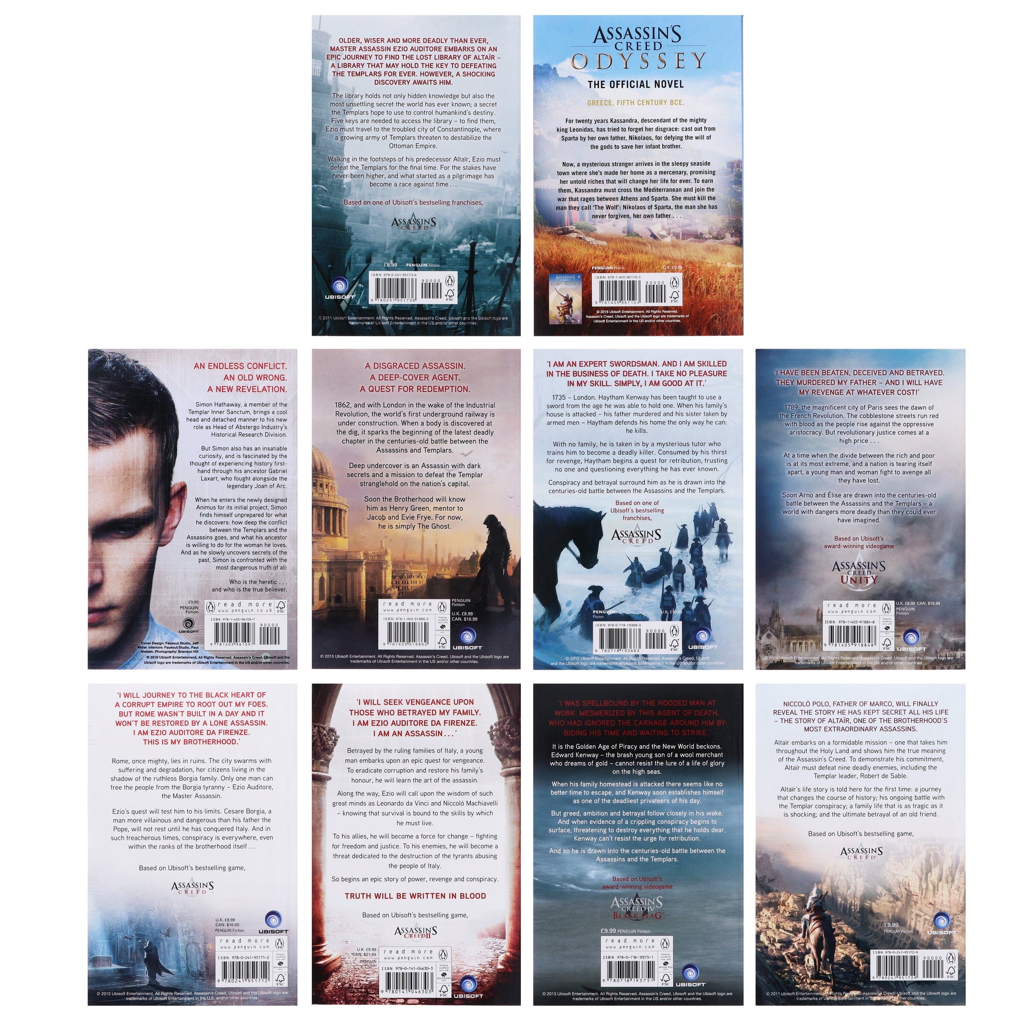 Assassin's Creed Official 10 Books Collection — Books2Door
