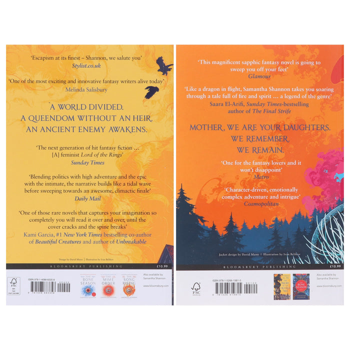 The Roots of Chaos Series by Samantha Shannon: 2 Books Collection Set - Fiction - Paperback Fiction Bloomsbury Publishing
