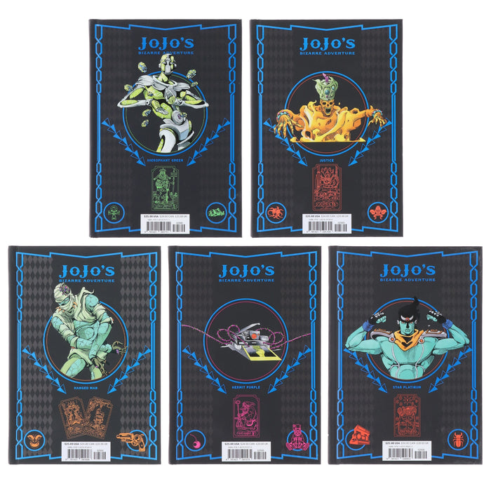 JoJo’s Bizarre Adventure: Part 3 - Stardust Crusaders (Vol. 1-5) by Hirohiko Araki 5 Books Collection Set - Fiction - Hardback Fiction Viz Media, Subs. of Shogakukan Inc