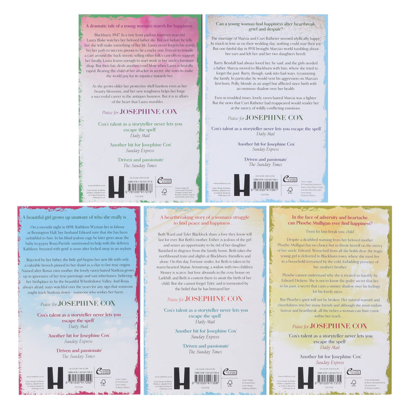 Josephine Cox Collection 5 Books Set - Fiction - Paperback Fiction Hachette