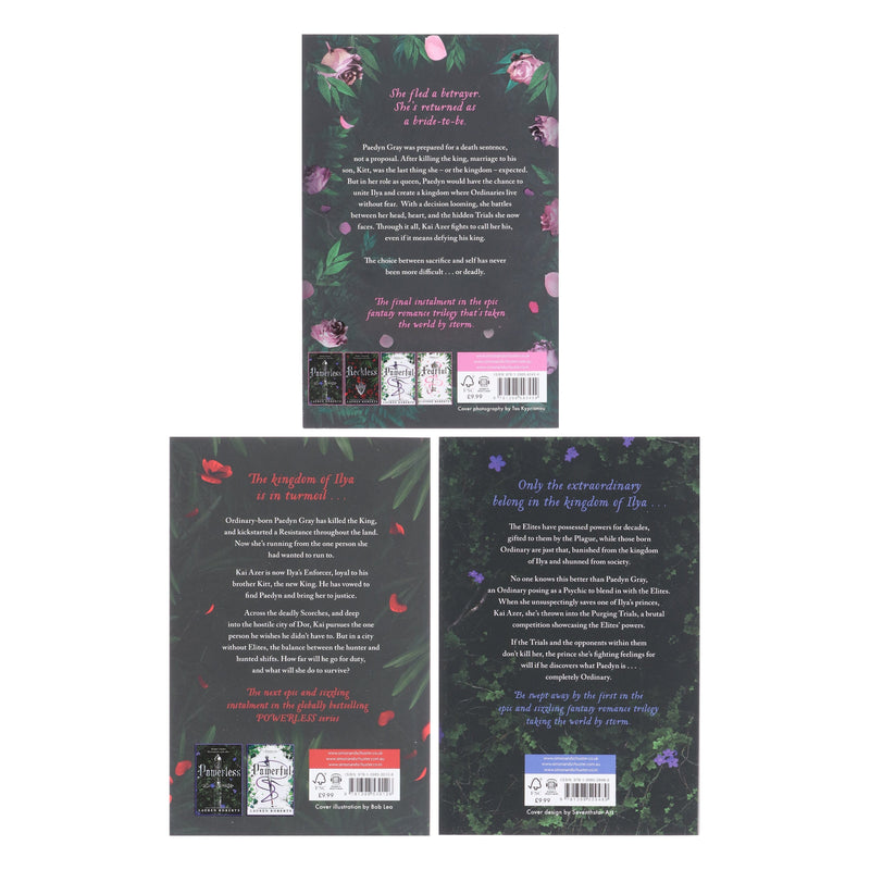 The Powerless Series By Lauren Roberts 3 Books Collection Set - Ages 14+ - Paperback Young Adult Simon & Schuster