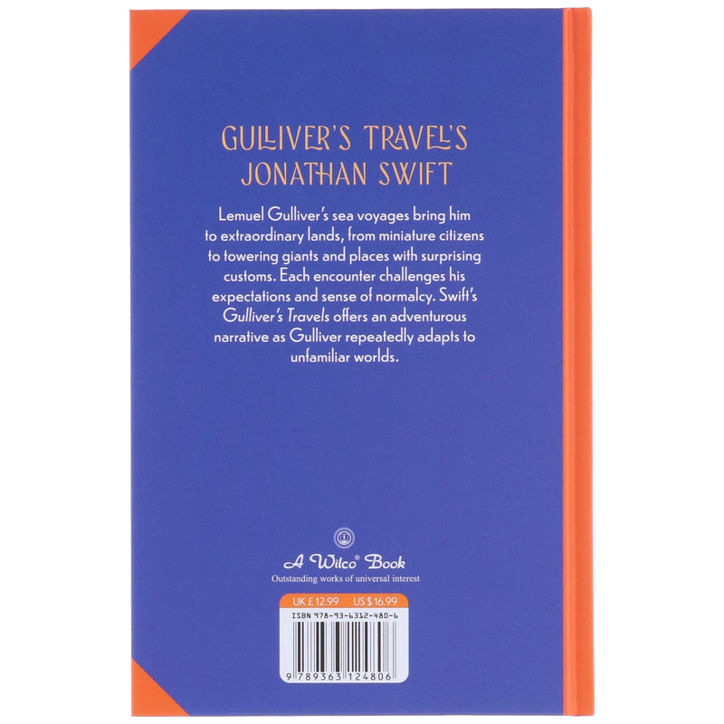 Gulliver's Travels by Jonathan Swift (Sprayed Edges) - Fiction - Hardback Fiction Wilco Books