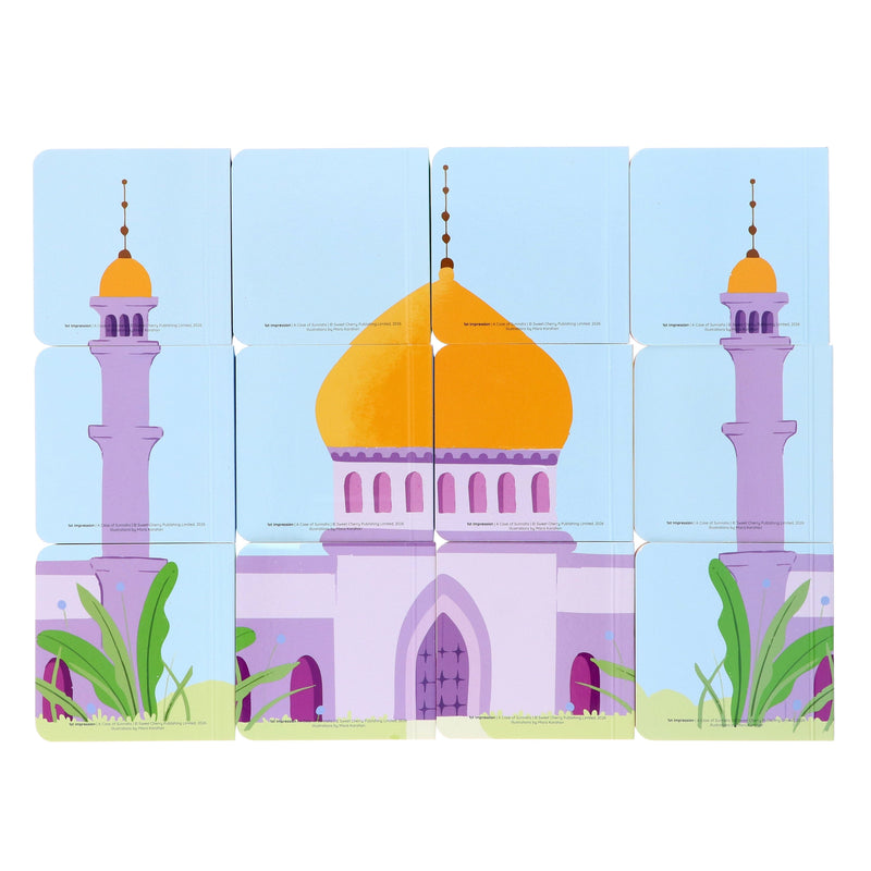A Case of Sunnahs - 12 Mini Islamic Books Box Set - Ages 0-5 - Board Book 0-5 Salaam Cherry