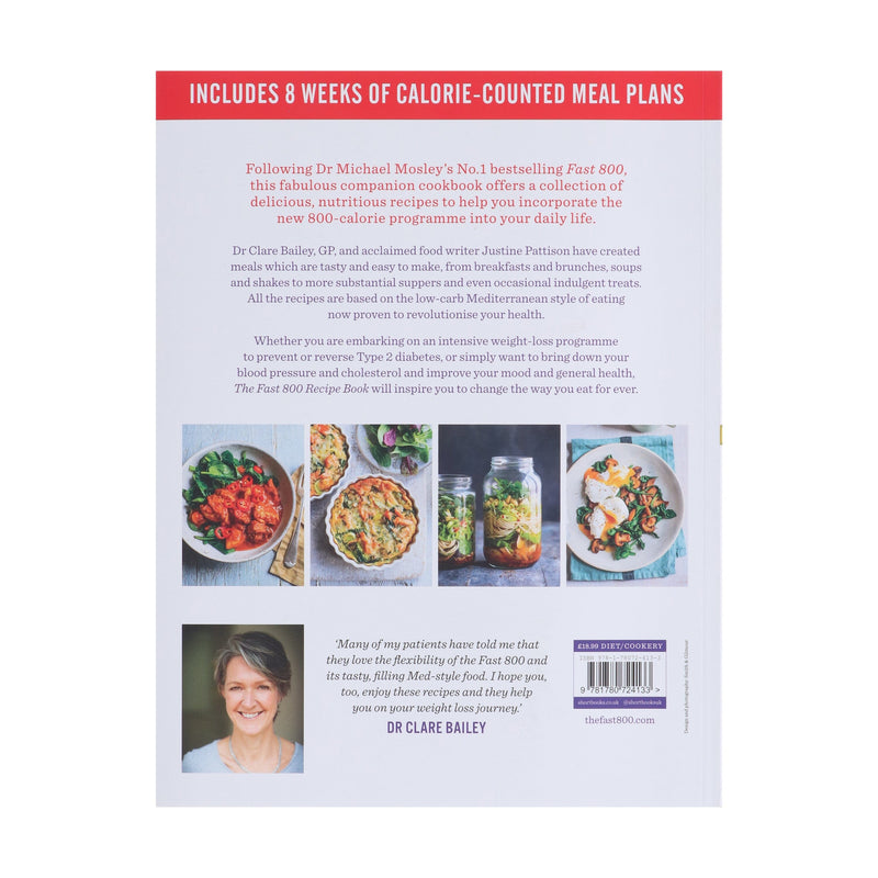 The Fast 800 Recipe Book: by Dr Clare Bailey & Justine Pattison - Non Fiction - Paperback Non-Fiction Hachette
