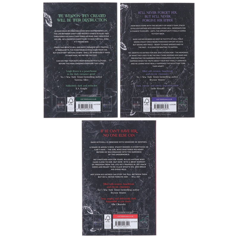 The Edge of Darkness Trilogy by Leigh Rivers 3 Books Collection Set - Fiction - Paperback Fiction Hachette