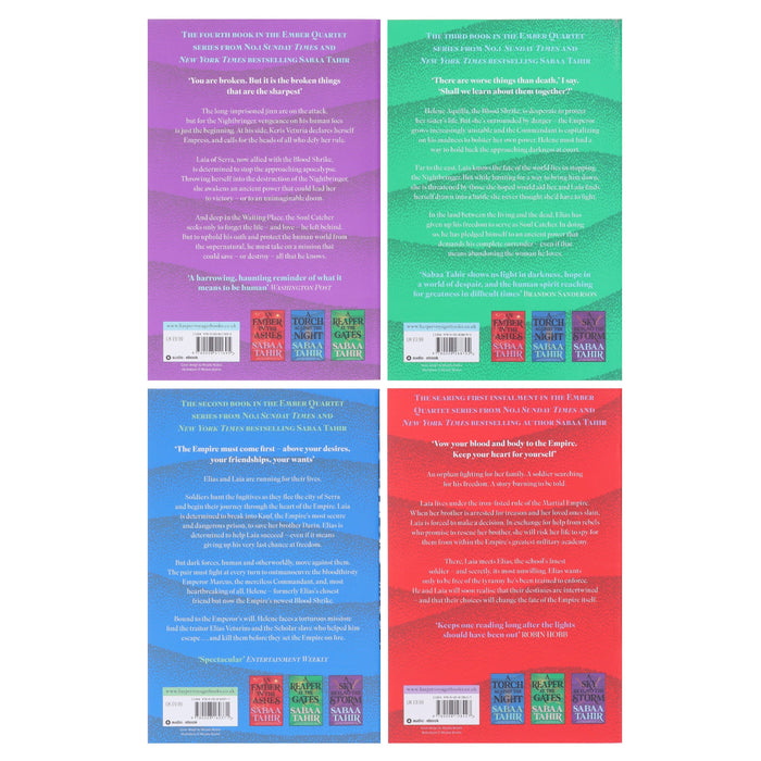 Ember Quartet by Sabaa Tahir 4 Books Collection Set - Ages 13+ - Paperback Young Adult HarperCollins Publishers