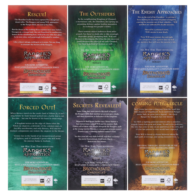 Rangers Apprentice Series 2 (Book 7-12) By John Flanagan 6 Books Collection Set - Ages 9-12 - Paperback B2D DEALS Penguin Random House