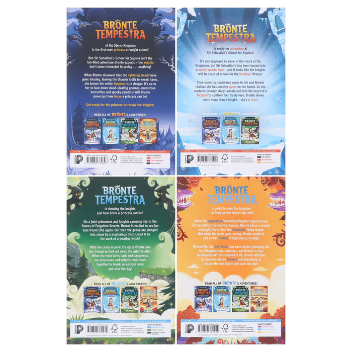 Bronte Tempestra Series by Bex Hogan Illustrated 4 Books Collection Set - Ages 7-12 - Paperback 7-9 Bonnier Books Ltd