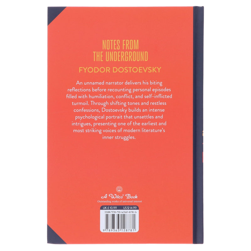 Notes from Underground by Fyodor Dostoevsky - Fiction - Sprayed Edges Hardback Fiction Wilco Books