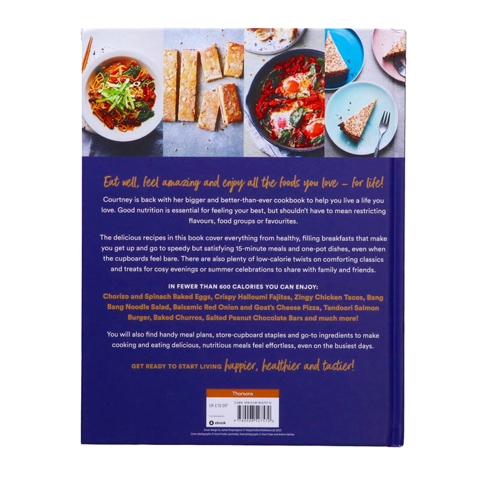 Happier, Healthier, Tastier!: 100 Recipes Under 600 Calories! by Courtney Black - Cookbook - Hardback Non-Fiction Thorsons