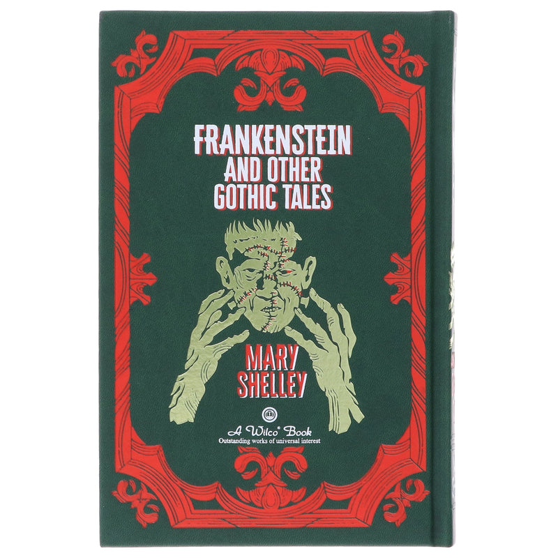 Frankenstein and Other Gothic Tales by Mary Shelley - Fiction - Deluxe Leather-Bound Edition Hardback Fiction Wilco Books