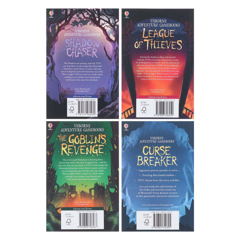 Adventure Gamebooks Series by Simon Tudhope 4 Books Collection Set - Ages 9-13 - Paperback 9-14 Usborne Publishing Ltd