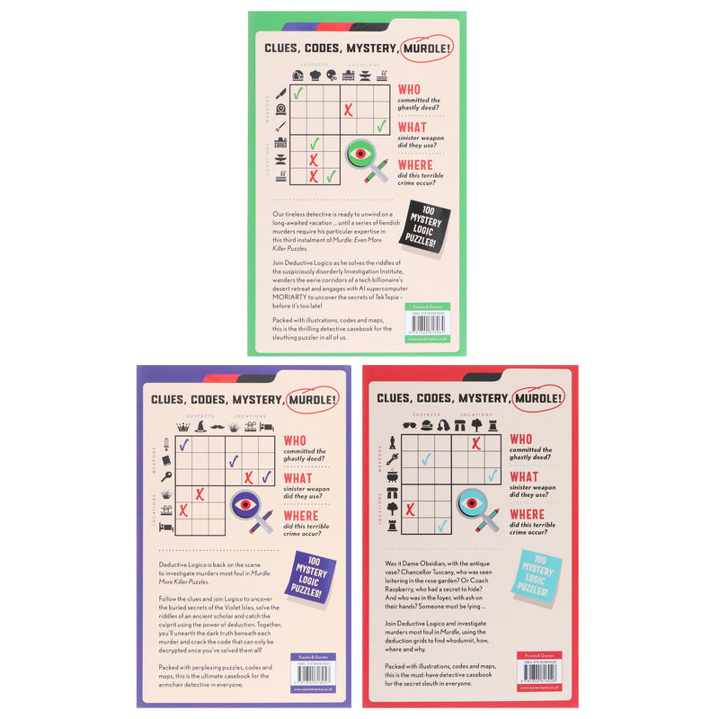 Murdle Puzzle Series By G.T Karber 3 Books Collection Set - Fiction - Paperback Non-Fiction Profile Books Ltd