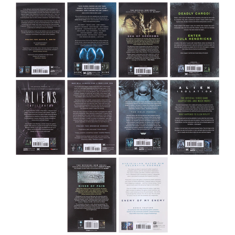 Alien Series 10 Books Collection Set - Fiction - Paperback Fiction Titan Books