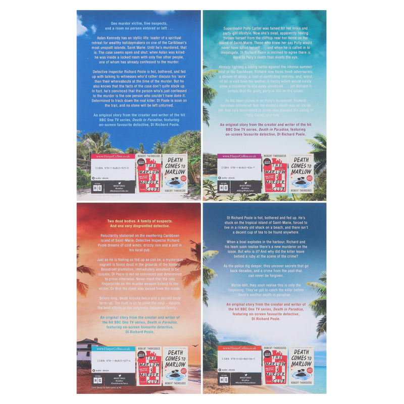Death in Paradise by Robert Thorogood 4 Books Collection Set - Fiction - Paperback Fiction HarperCollins Publishers