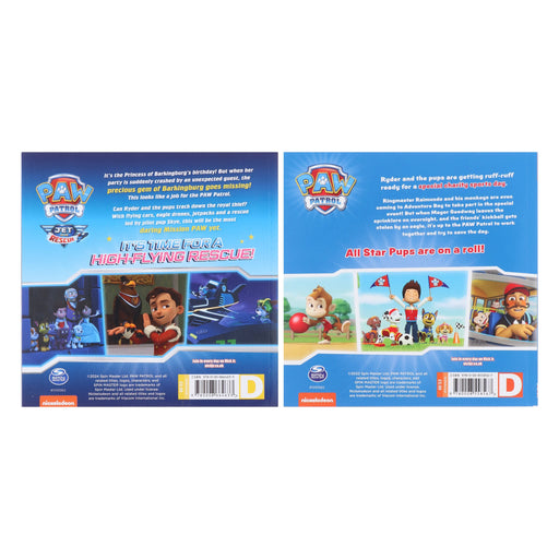 Paw Patrol Picture Story Book Collection (PUPS SAVE THE GAMES! & JET TO THE RESCUE!) 2 Books Set - Ages 3-5 - Paperback 3-5 HarperCollins Publishers