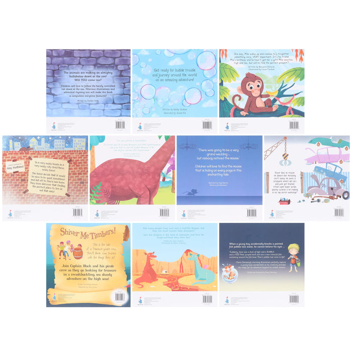 Hullabaloo! 10 Picture Storybooks Collection Set - Ages 3+ - Paperback 3-5 Imagine That Publishing Ltd