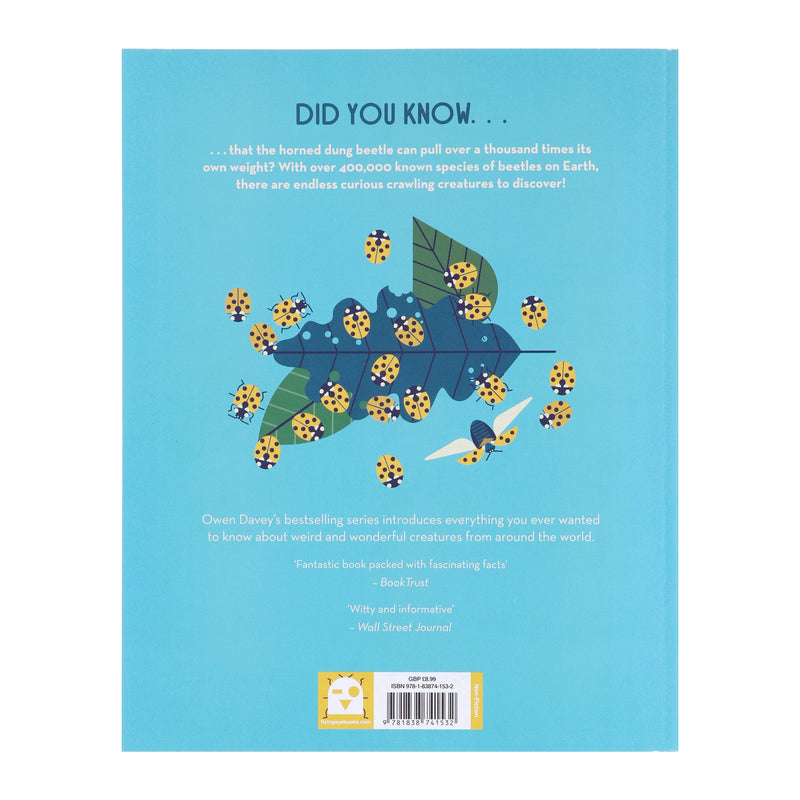 Bonkers About Beetles by Owen Davey (About Animals Series) - Ages 7+ - Paperback 7-9 Flying Eye Books