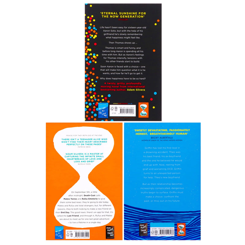 Adam Silvera 3 Books Collection Set - Fiction - Paperback Fiction Simon & Schuster