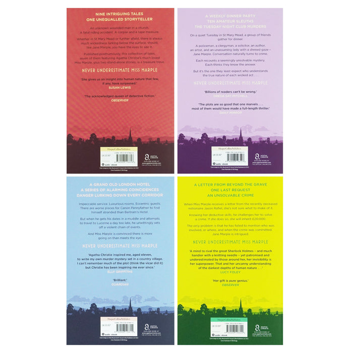 Miss Marple Collection 3 by Agatha Christie: 4 Books Box Set - Fiction - Paperback Fiction HarperCollins Publishers