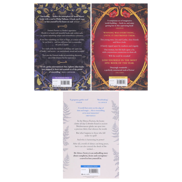 Bridget Collins Novels (The Binding, The Betrayals & The Silence Factory) 3 Books Collection Set - Fiction - Paperback Fiction HarperCollins Publishers